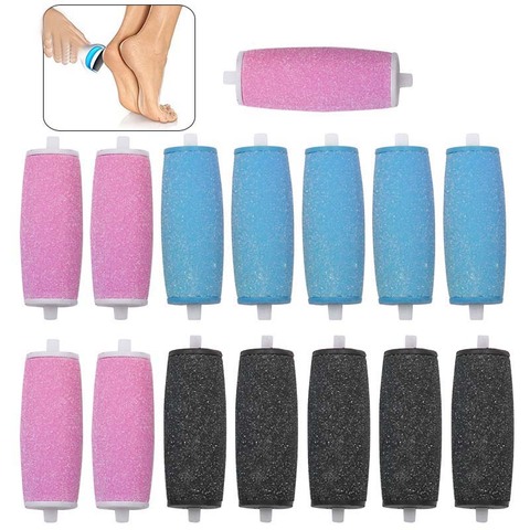 5pcs/Lot Replacement Roller Heads For Velvet Smooth Electric Foot File Pedicure Machine Dead Skin Callus Remover Foot Care Tool ► Photo 1/6