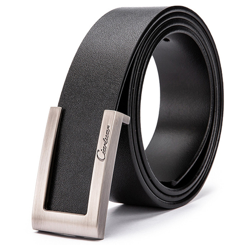 Ciartuar Fashion New Belt Leather Belts for Men Cowskin Genuine leather High Quality Man Strap Designer Luxury Waist Belt Jeans ► Photo 1/6