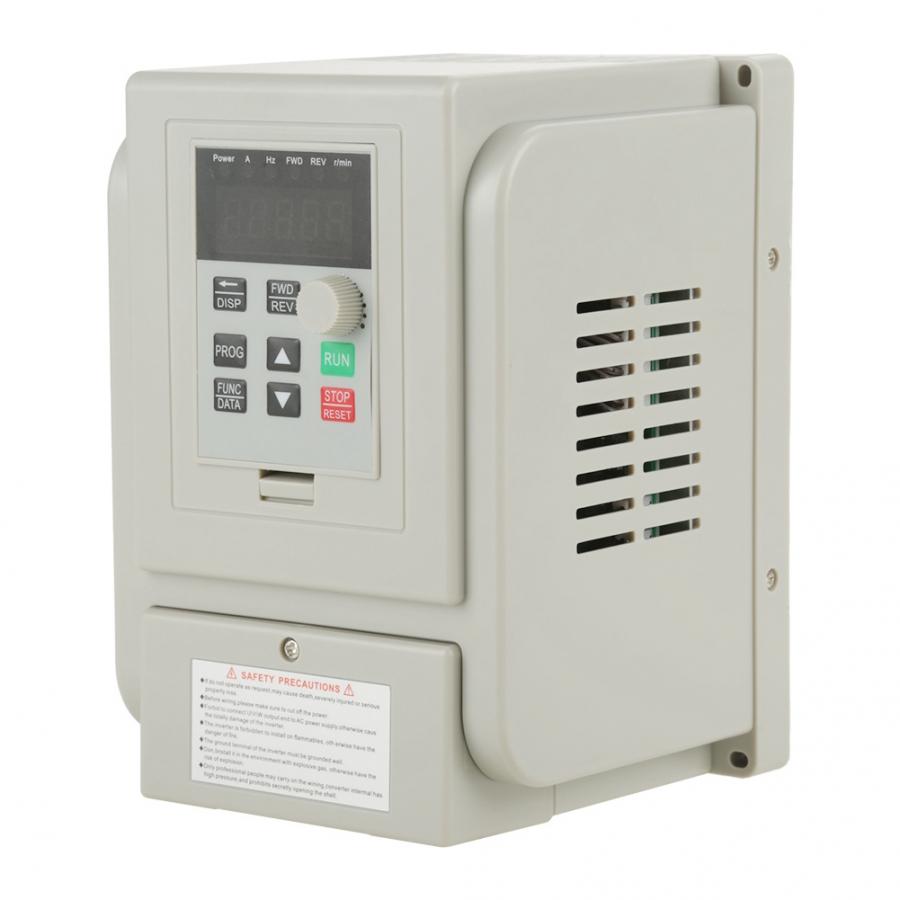 VFD,Variable Frequency Drive Small Frequency Inverter 220V 0.75KW Single Phase Micro Frequency Converter