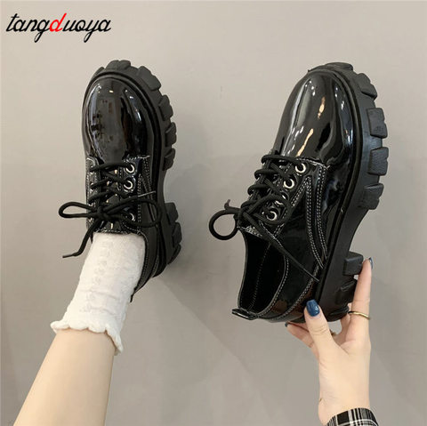 Mary Jane Shoes Japanese School Uniform Jk Student Shoes Girls Women Kawaii Lolita Soft Sister Round Toe Platform low Heel shoes ► Photo 1/6