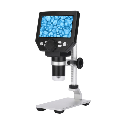 G1000 Digital Electron Microscope 4.3 Inch Large Base LCD Display 8MP 1-1000X Continuous Amplification Magnifier Microscope ► Photo 1/6