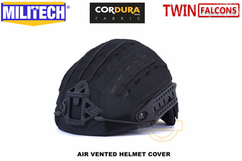 MILITECH TWINFALCON Helmet Cover For Air Frame High Cut Ballistic Helmet 500D Genuine Cordura Nylon Mesh Helmet Protection ► Photo 1/6