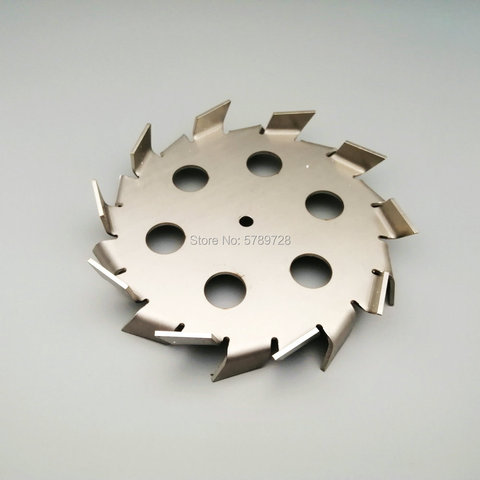 1PC 304 stainless steel saw tooth type stirrer dispersion disk round plate dispersing stirring blade with diversion hole,For lab ► Photo 1/4