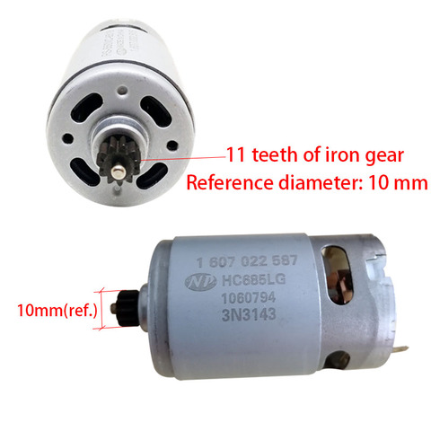 18V 11 teeth motorHC685LG ONPO Motor 1607022587 is used for maintenance of gsr18-2-li Bosch 3601ja4300 drill | screwdriver parts ► Photo 1/6