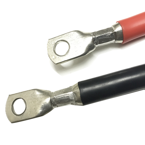 7AWG Battery Cable Wire WithConnector Terminal Crimping High Voltage Sheathed Car Electric Car Battery Power Cord Copper Nose ► Photo 1/5