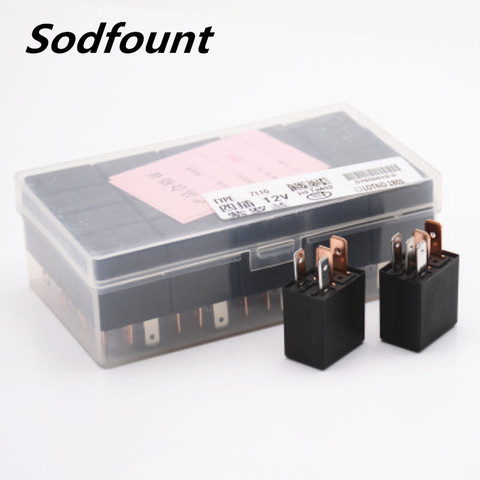 1pcs 12V/24V 4pin 5pin General purpose small car relay 40a vehicle modification relay ► Photo 1/3