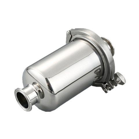 Short Sanitary Inline Strainer Fit 19/25/32/38 Pipe Tri Clamp SS304 Stainless Steel Wine Wort Filter Ferrule OD 50.5 Body 102mm ► Photo 1/1