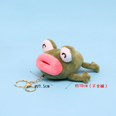 Creative Small keychain pendant cartoon scented frog doll stuffed animal plush toy ► Photo 1/6