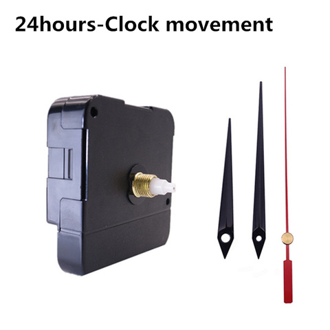 24hours Clock movement DIY Creative Wall clock hands 10 12 inch clock with metal hands Quartz Clock replace part Accessories ► Photo 1/6