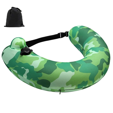 Swim Belt Inflatable Swim Ring Portable Swim Trainer Pool Float Travel Neck Pillow for Kids Adults ► Photo 1/6