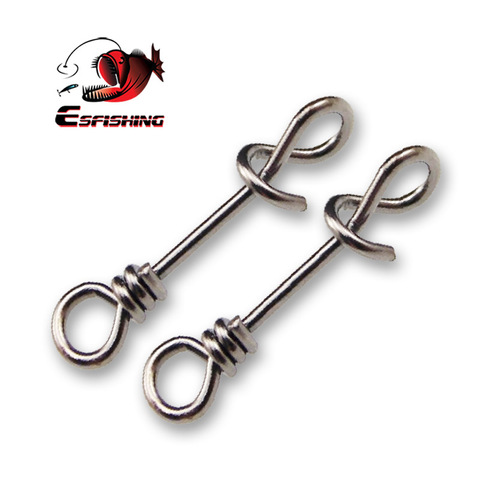ESFISHING  30pcs Quick Lock Snap Fishing Connector Fishhook Lure Tackle Pesca Fishing Accessories ► Photo 1/4