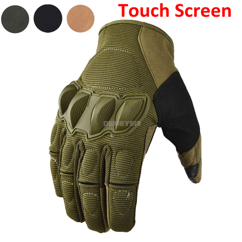 Tactical Gloves Military Army Paintball Airsoft Outdoor Sports Shooting Police Motocycle Racing Full Finger Gloves ► Photo 1/6
