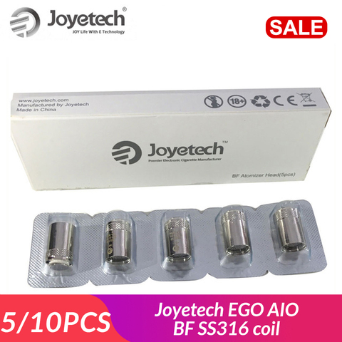 [RU] Original Joyetech BF SS316 coil Head 0.5ohm/0.6ohm/1.0ohm for CUBIS/ EGO AIO Series /Cuboid Mini vape pen kit E-Cigarette ► Photo 1/6