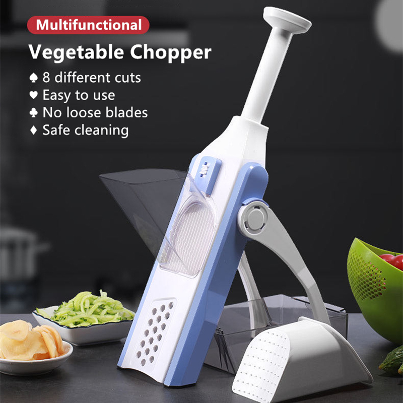 5 in 1 Magic Nicer Quick Stainless Steel Vegetable Dicer Chopper  Multi-Functional Onion Vegetable Cutter Slicer Kitchen Tools - AliExpress