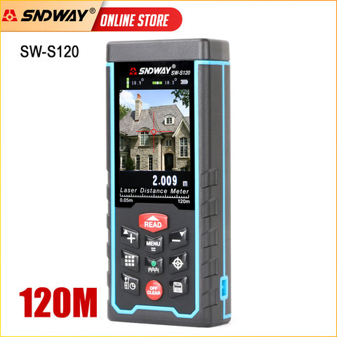 SNDWAY Laser Distance Meter Tape measure Digital Camera Function Laser Range Finder Tape Angle Tool Laser Rangefinder ► Photo 1/6