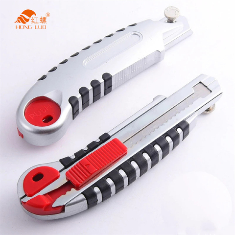 Stainless Steel Wall Paper Cutting Utility Knife Cutter Razor Blade Retractable with 5pcs Blades Dropshipping ► Photo 1/6