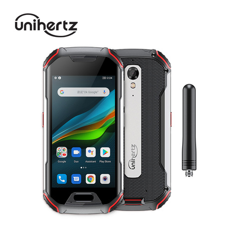 Unihertz Atom XL, The Smallest DMR Walkie-Talkie Rugged Smartphone Android 10 Unlocked 6GB+128GB 48 MP Camera 4300mAh ► Photo 1/4