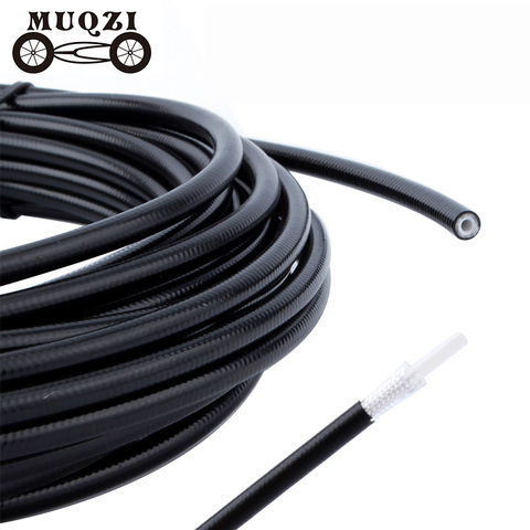 MUQZI Bike Hydraulic Disc Brake Oil Tube Pipe MTB Road Bicycle 5mm Tubing Braided Brake Cable Hose Tube Replace Connection ► Photo 1/6