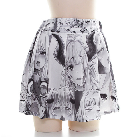 2022 new cosplay Anime print skirts woman sexy mini pleated skirt clothes women femme jupes faldas cortas kawaii womens clothing ► Photo 1/6