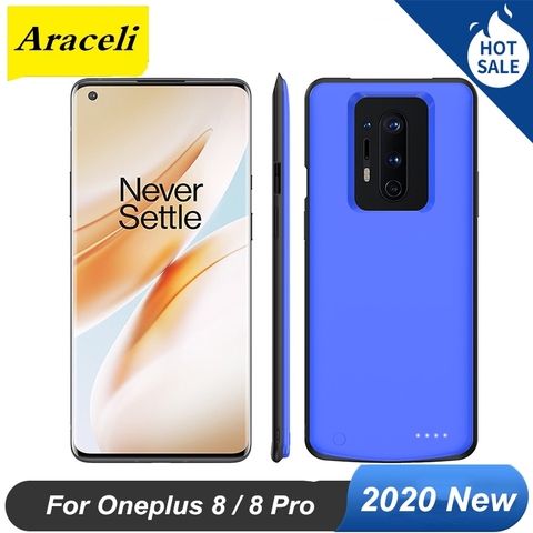 Araceli For Oneplus 8 Pro Power Case 6800 Mah 8 Pro Phone Battery Charger Case Power Bank For Oneplus 8 Power Case ► Photo 1/6