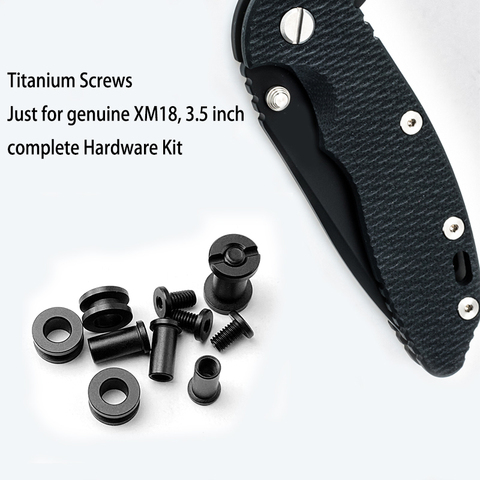 Full Sets XM-18,3.5'' Knife Handle Screws Spindle Screw XM18,3.5'' Titanium Alloy Support Shaft Fixing Screw ► Photo 1/5