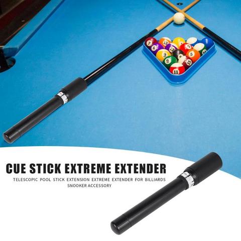 Pool Cue Extension For Billiards Cue And Snooker Cue Stick ABS Telescopic Extension Butt Rod Stick Billiard Accessories ► Photo 1/6
