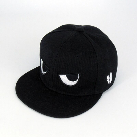 New Fashion Men Women Baseball Cap Cute Cartoon Eyes Embroidery Unisex Snapback Adjustable Teenage Hip Hop Flat Hat Caps CP0388 ► Photo 1/6