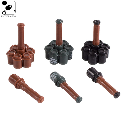 10PCS WW2 Military Building Blocks Mini Figures Weapons Army Soldiers Guns Scene Accessories Grenade Bricks Toys for Children ► Photo 1/6