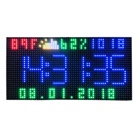 Indoor SMD2121 RGB Full Color P2.5 LED Module 64 x 32 Pixels 160 x 80mm HD Led Panel ► Photo 1/6
