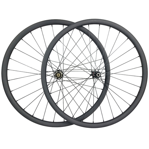 980g 26er MTB XC tubeless carbon wheels 24mm wide straight pull clincher youth junior disc wheelset 9mm QR 12X100 15X100 12X142 ► Photo 1/6