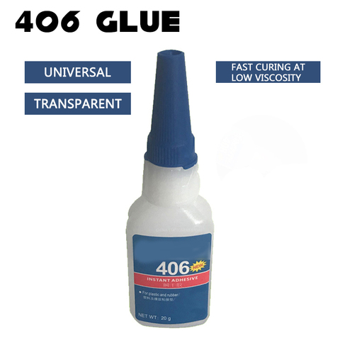 Super Glue 406 Repairing Glue Instant Adhesive 401 Self-Adhesive 20ml ► Photo 1/5