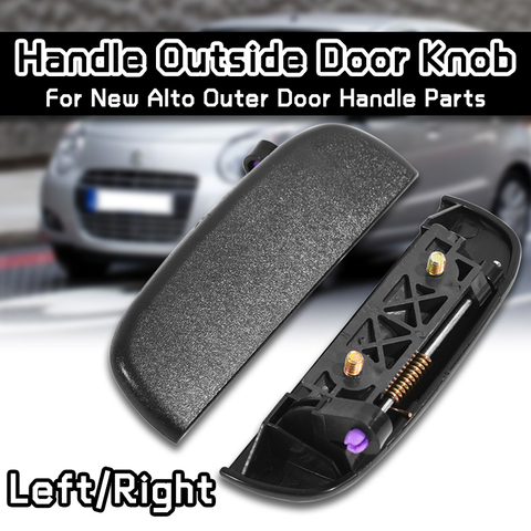 Car Front Rear Outer Exterior Door Open Handle Outside Door Knob Left Right Black For Suzuki New Alto Outer Door Handle Parts ► Photo 1/6