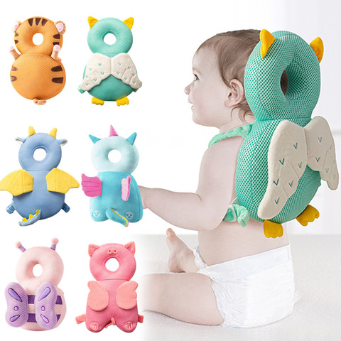 1-3T Toddler Baby Head Protector Safety Pad Cushion Back Prevent Injured Unicorn Bee Cartoon Security Pillows ► Photo 1/6
