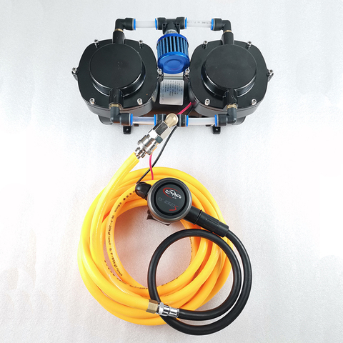 12V Diving Device for Third Lung Serface Hookah Diving System with filter fitting ► Photo 1/4