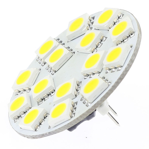 LED G4 3W Light Round Board SMD 5050 Wide voltage AC/DC10-30V   Back Pin 12V 24V MR11 MR16 halogen replacment 1pcs/lot ► Photo 1/6