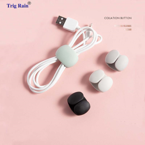 Wire Cable Clips Organizer Desktop & Workstation Clips Cord Management Holder USB Charging Data Line Cable Winder ► Photo 1/6