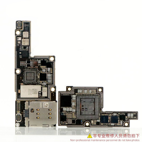 CNC Board for iphone X 64GB 256GB CPU Baseband Swap Drill For Intel Qualcomm Version Motherboard iCloud Unlock Remove CPU ► Photo 1/3