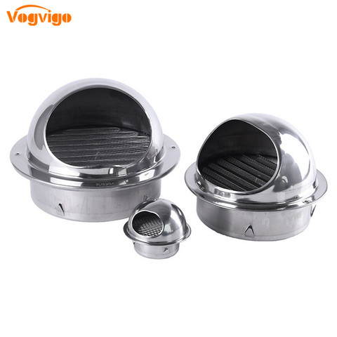 Stainless Steel Wall Ceiling Air Vent Ducting Ventilation Exhaust Grille Cover Outlet Heating Cooling & Vents Cap Waterproof ► Photo 1/6