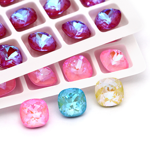 Astrobox K9 Fat Square Rhinestone Crystal Stone DIY Clothing & Accessories K9 Shape Glass Crystal Jewelry DIY Loose Beads ► Photo 1/6