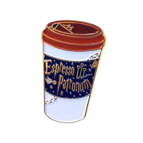 Espresso Patronum enamel pin Magic Coffee  Mug brooch ► Photo 1/1