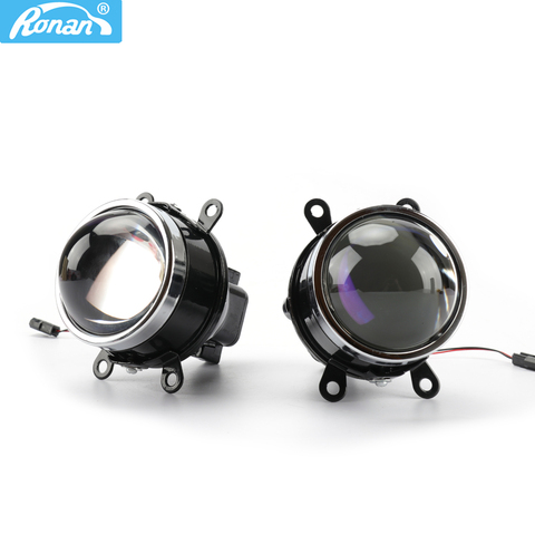 RONAN 3.0 Bixenon Fog Light HID Projector Lens H8 H9 H11 Lamps Blue Coating HD glass car styling retrofit upgrade ► Photo 1/6