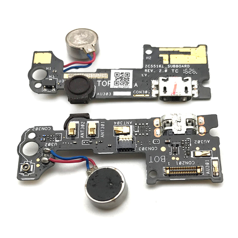 New For Asus Zenfone 3 Laser ZC551KL USB Charging Dock Port Contector Flex Ribbon Cable With Mic Microphone Board ► Photo 1/6