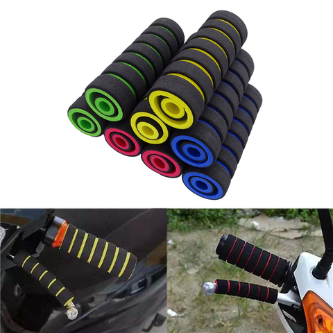 4 Pcs/2Pairs Bike Racing Bicycle Motorcycle MTB Folding Bike Bicycle Handle Bar Foam Sponge Grip Cover Handlebar Anti-slip ► Photo 1/6