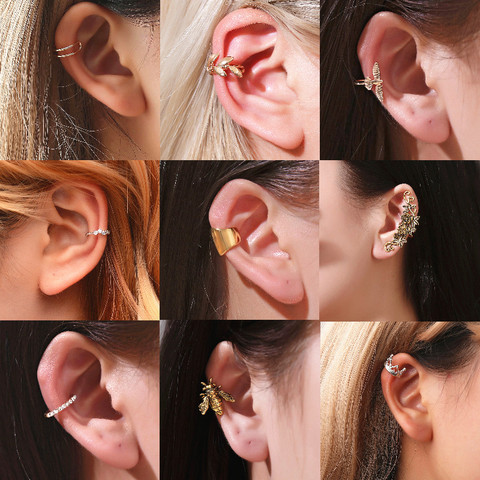 Ear Cuffs Men Clip Earrings  Metal Cross Ear Cuff Earrings - 1pcs Fashion  Punk Clip - Aliexpress