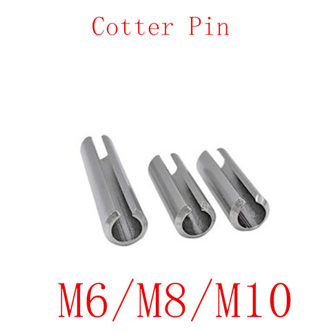 10pcs m6 m8  GB879 Spring-Type Straight Pins 304 Stainless Steel Spring Elastic Cylindrical Cotter Pin Dowel ► Photo 1/1