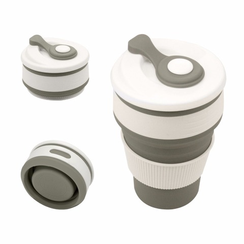 Coffee Mugs Travel Collapsible Silicone Cup Folding Water Cups BPA FREE Food Grade Drinking Ware Mug Tea Coffee Cups ► Photo 1/6