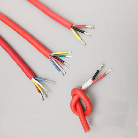 10M  flexible silicone Shielded Cable 4 Core silicone wire high temperature Multimeter lead wire cable ► Photo 1/3