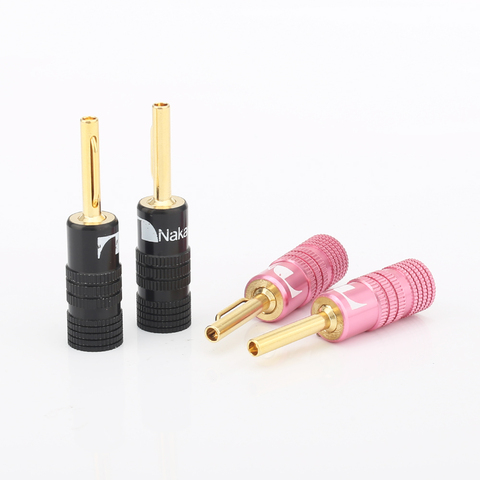 24K Gold plated Hot New Nakamichi Speaker cable Banana Plugs Connectors ► Photo 1/6