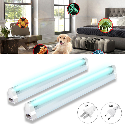 6W 8W UV Light Germicidal Lamp Sterilizer T5 Tube 110V 220V Ultraviolet Quartz Linear Light Ozone Generator Disinfection Deodor ► Photo 1/6