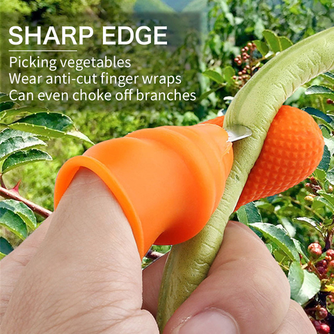 Thumb Cutter Gardening Tools Pruning Shears Garden Picking Plant Vegetables Separator Finger Tool Multifunction Kitchen Cutter ► Photo 1/6